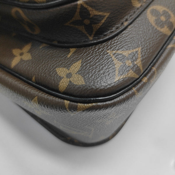 PASSY Monogram Coated Canvas Brown