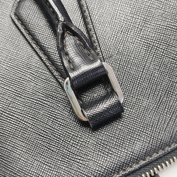Saffiano Calfskin Top Handle Bag Black