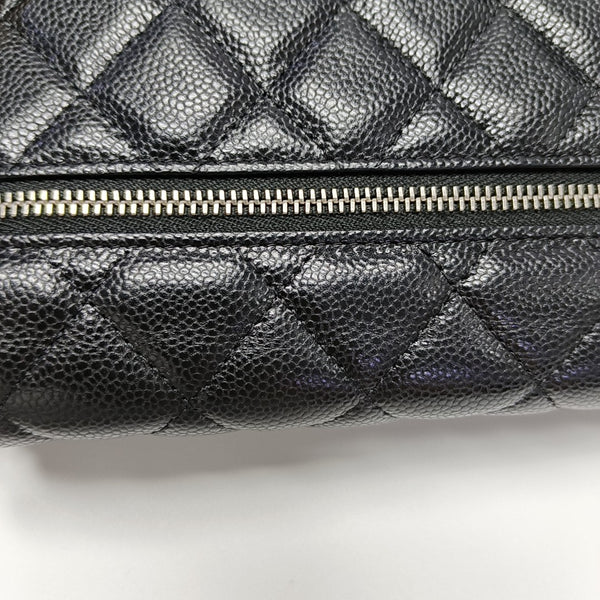 WOC Quilted Grained Calfskin Black
