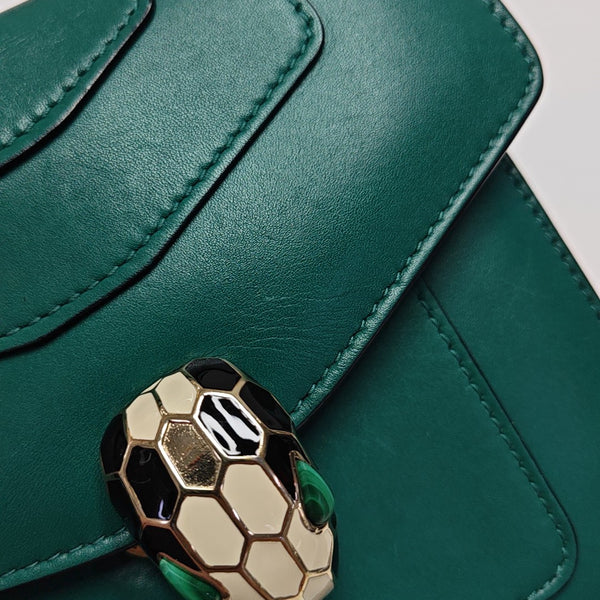 SERPENTI FOREVER Calfskin Green