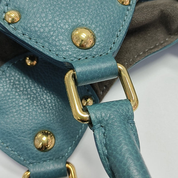 SURYA Monogram Calfskin Green