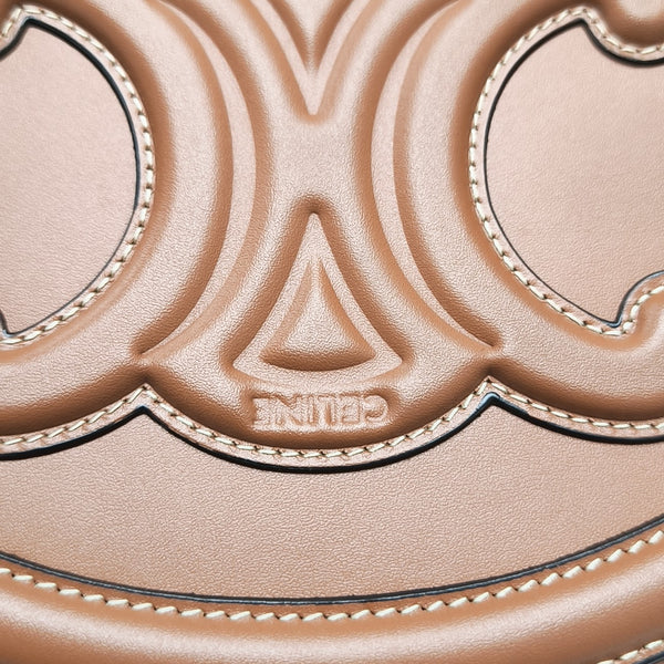 TRIOMPHE Small Calfskin Brown