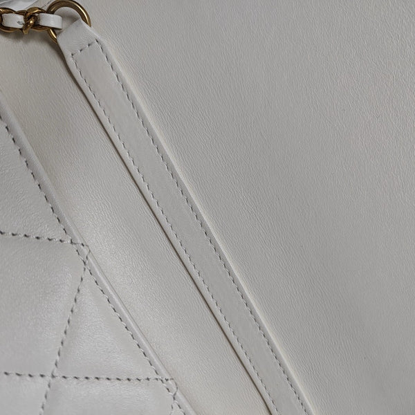 Quilted Calfskin White