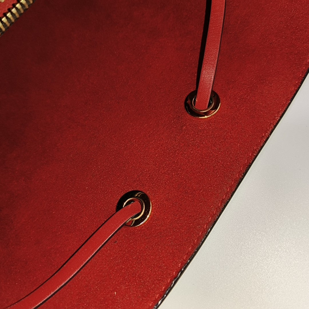 NÉONOÉ MM Monogram Coated Canvas Brown