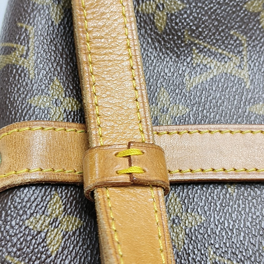 SAUMUR Monogram Coated Canvas Brown