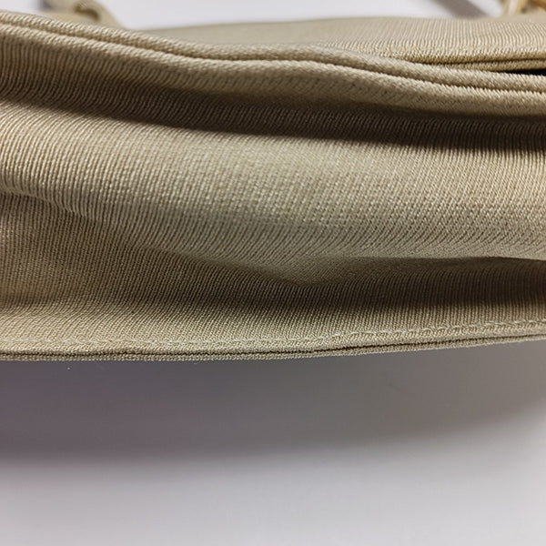 Fabric Shoulder Bag Beige