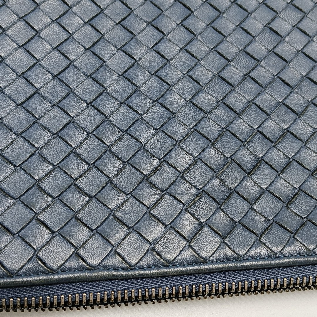 Lambskin Clutch Blue