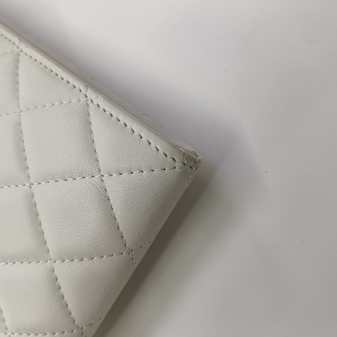 Quilted Calfskin White
