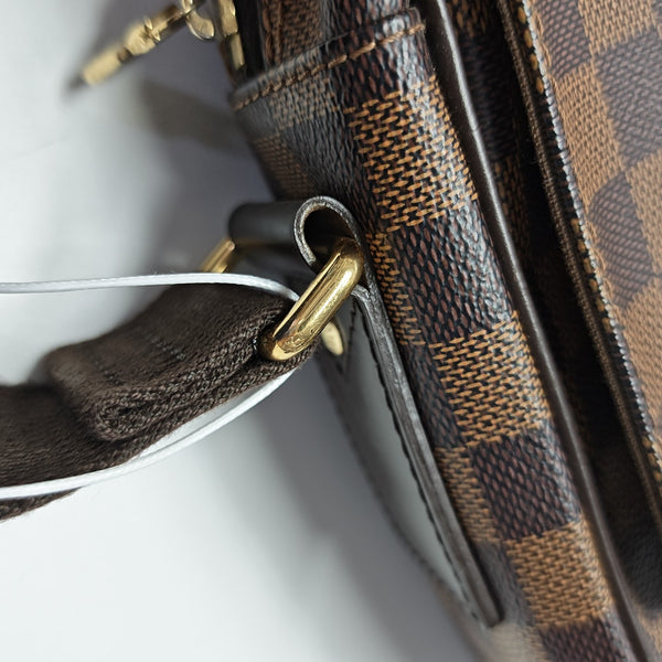 SHELTON MM Damier Ebene Coated Canvas Brown