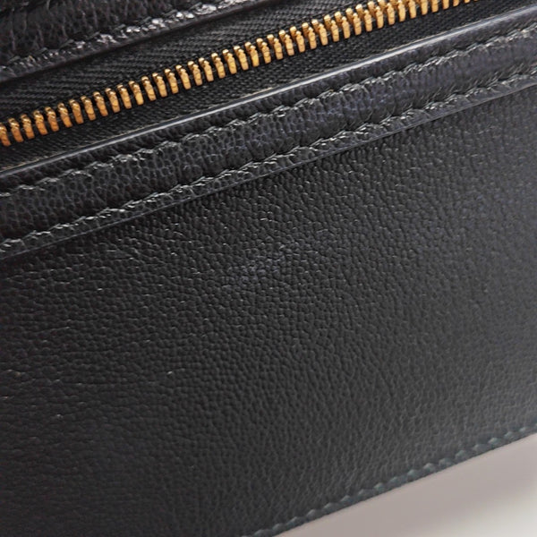 Calfskin Shoulder Bag Black