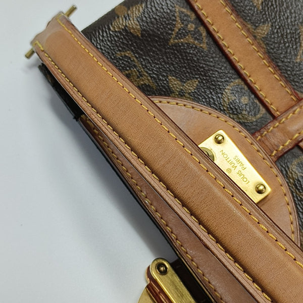 DUFFLE Monogram Coated Canvas Brown