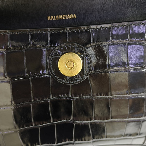Downtown Super Mini Calfskin Black