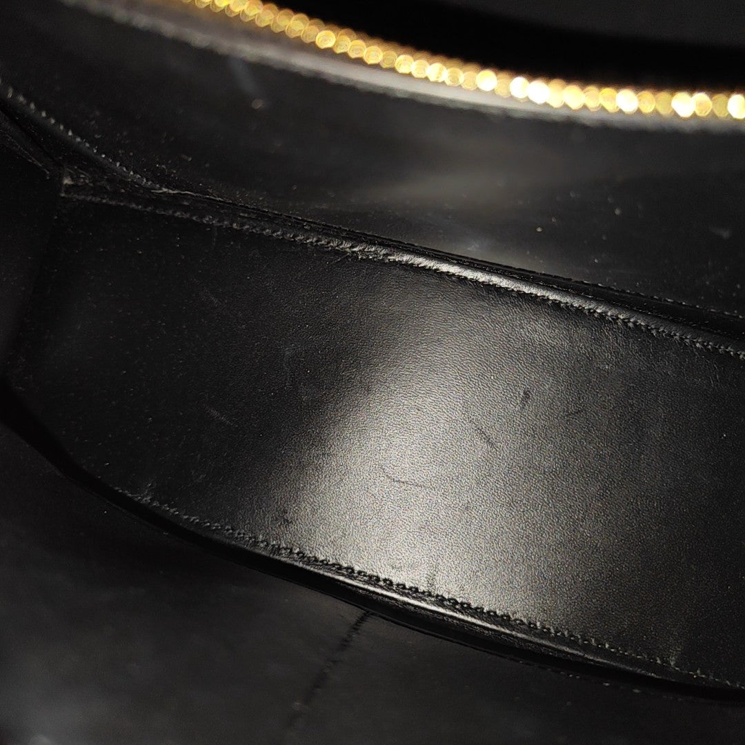 Hourglass Small Calfskin Black