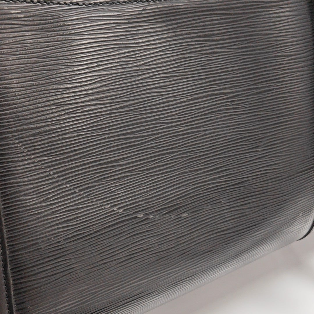 Calfskin Top Handle Bag Black