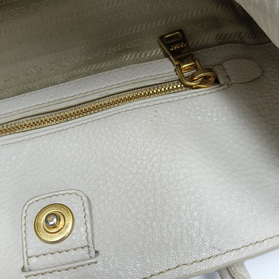 Calfskin Tote Bag White
