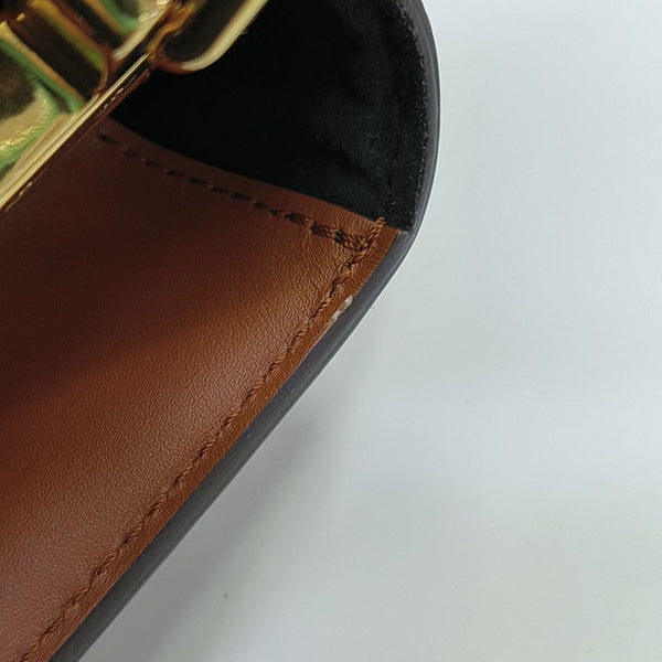 DAUPHINE MM Monogram Coated Canvas Brown