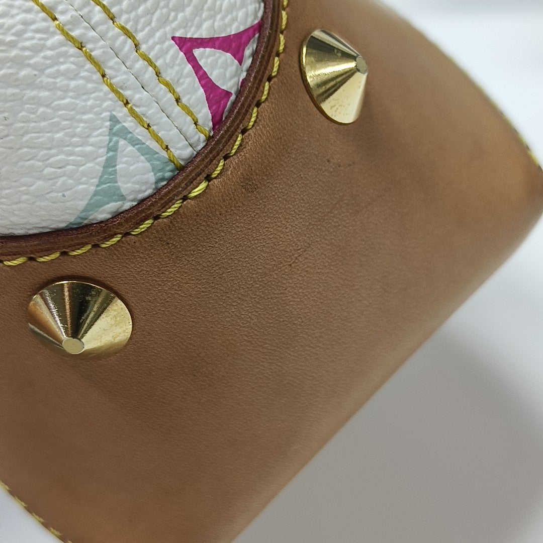 LV × TM JUDY MM Monogram Coated Canvas White