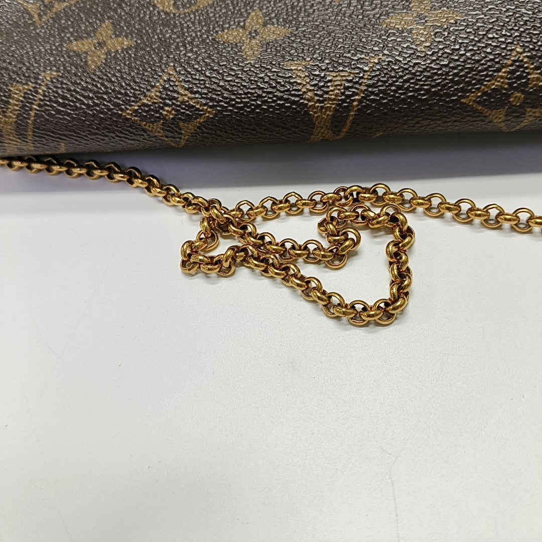 FAVORITE PM Monogram Coated Canvas Brown