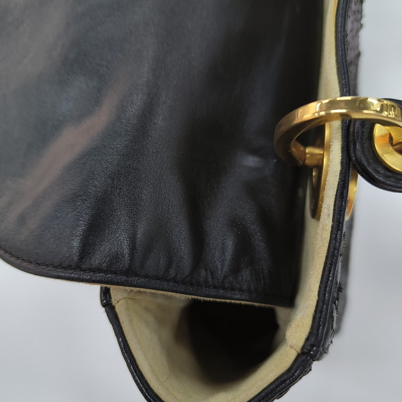 Lady Dior Medium Lambskin Black