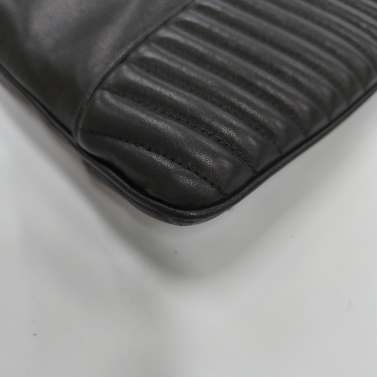 Quilted Lambskin Clutch Black