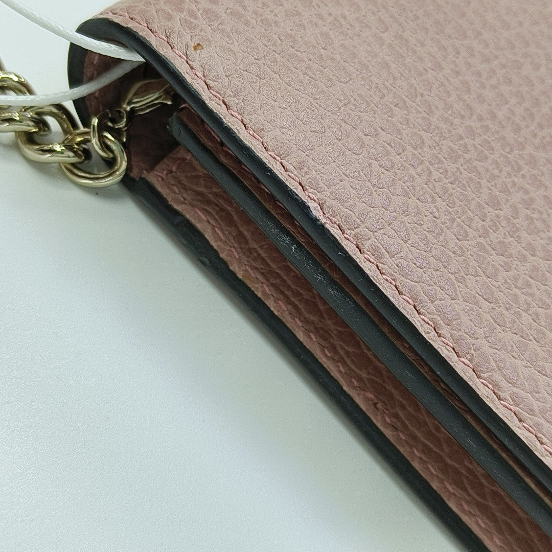 GG Marmont Super Mini Calfskin Pink
