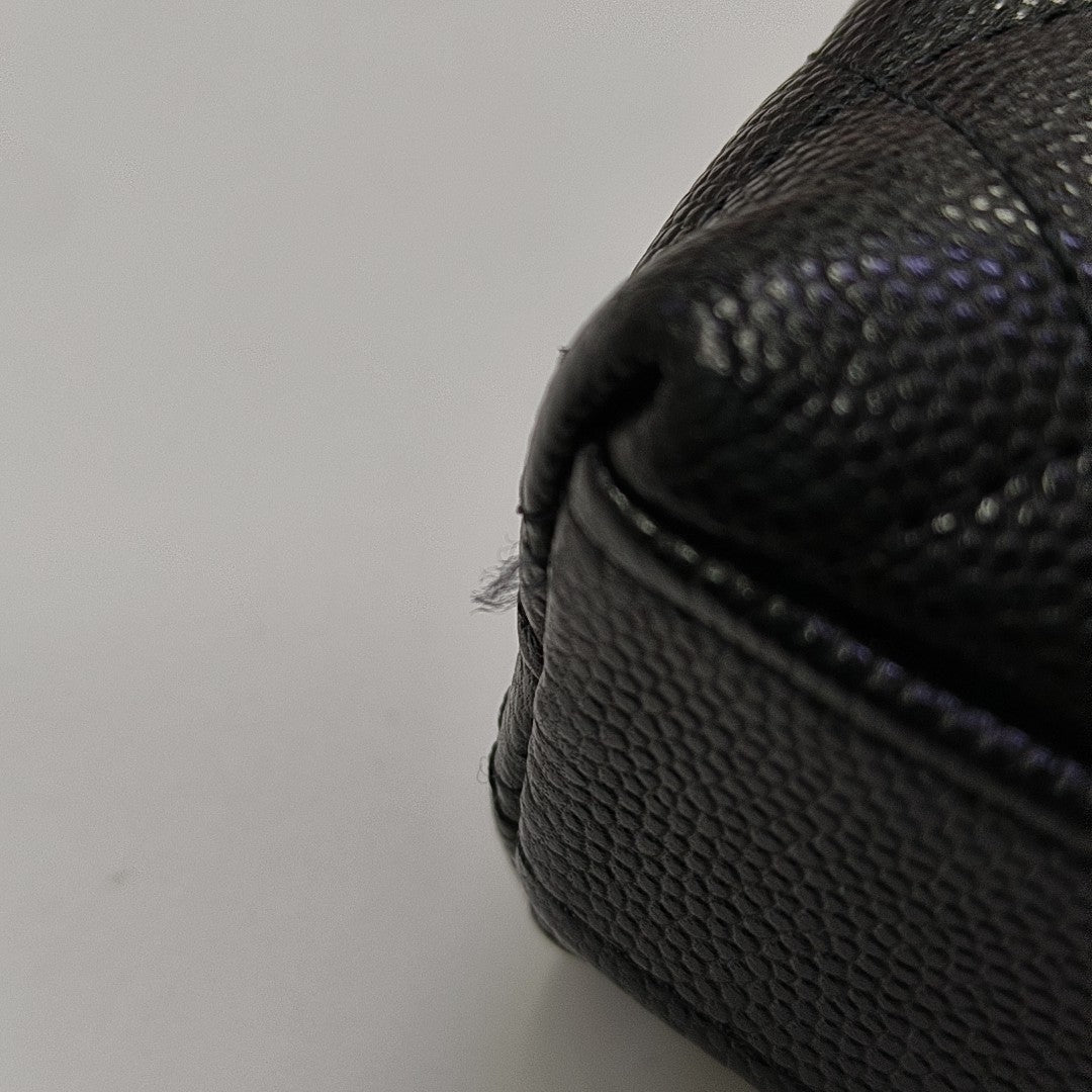 COCO HANDLE Grained Calfskin Black