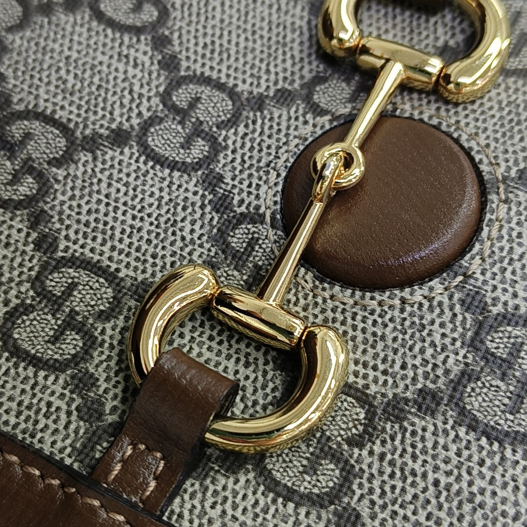 Horsebit 1955 Mini Coated Canvas Beige