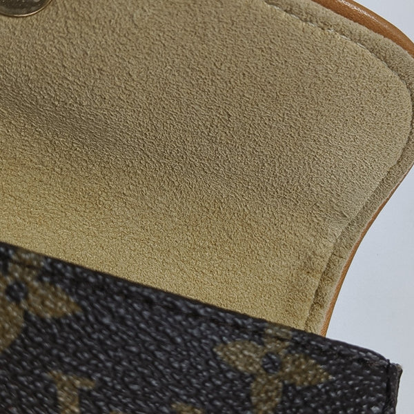 Monogram Coated Canvas Belt Bag Brown