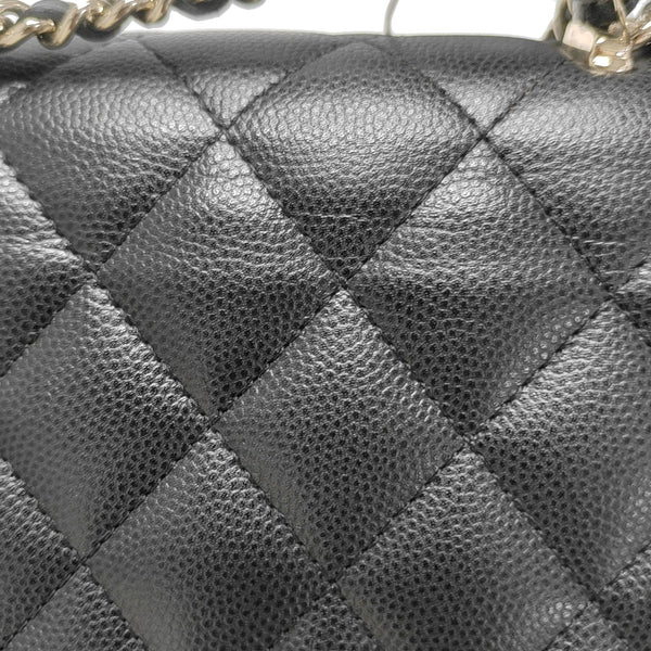 WOC Quilted Grained Calfskin Black