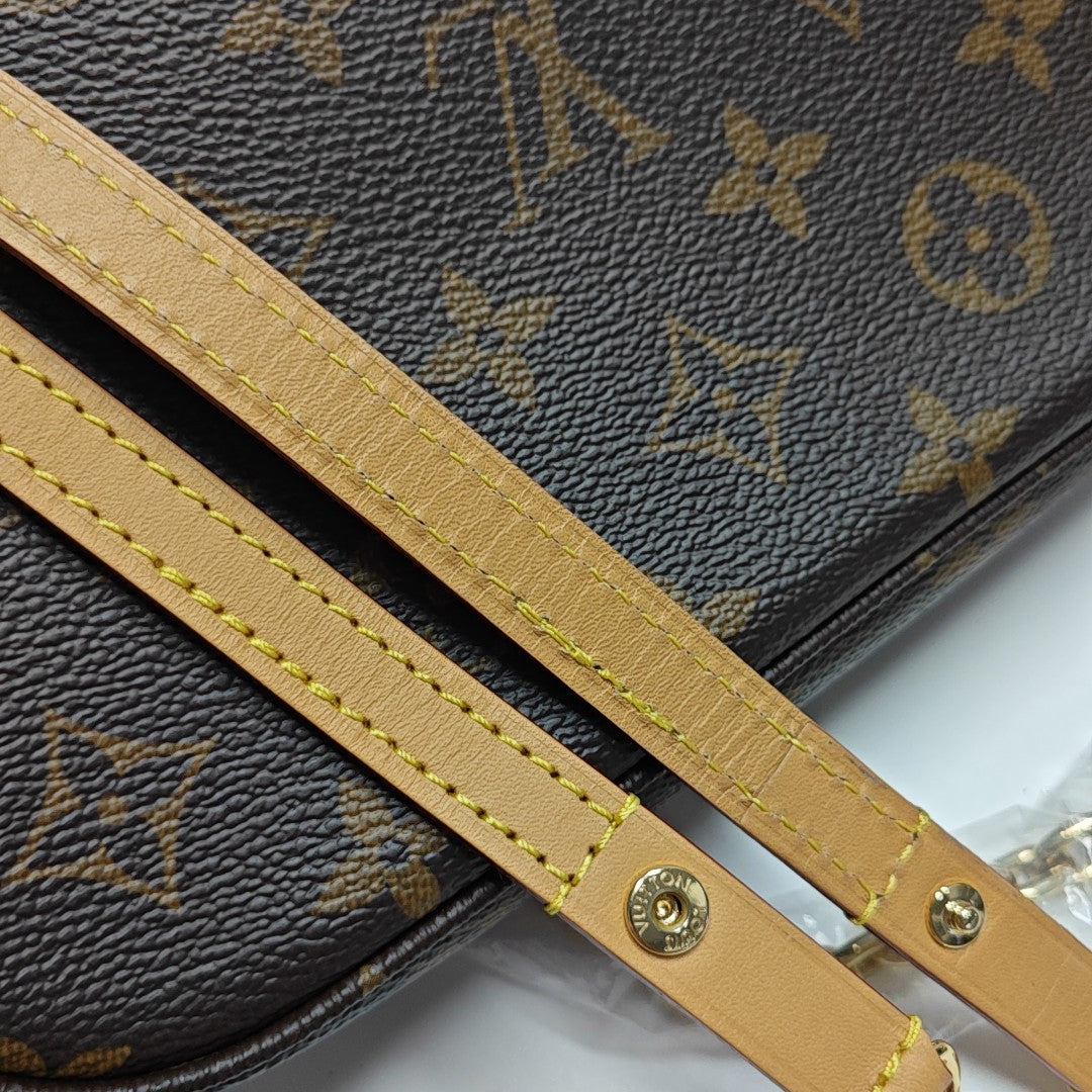 IVY Monogram Coated Canvas Brown