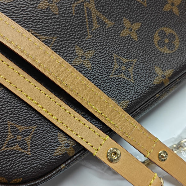 IVY Monogram Coated Canvas Brown