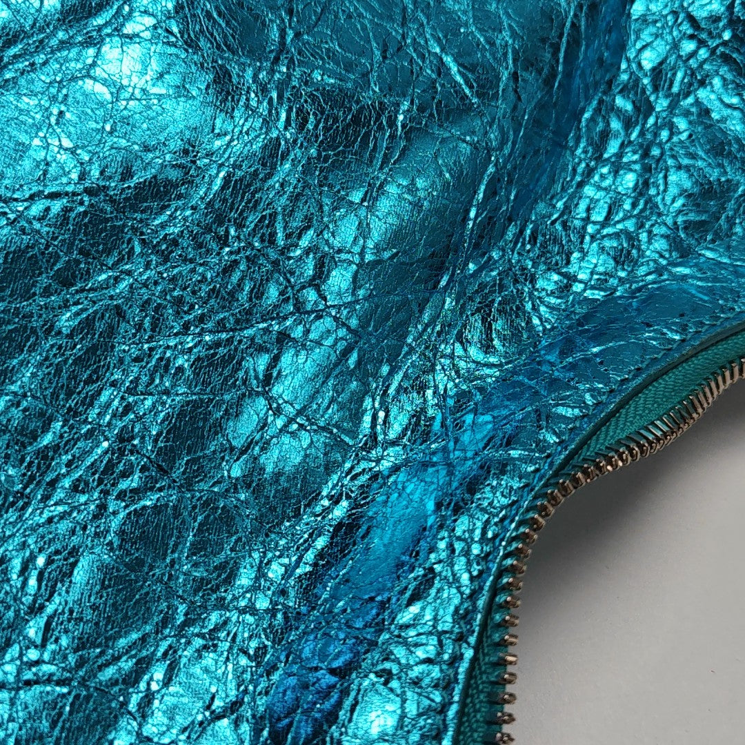 Le Cagole Small Lambskin Blue