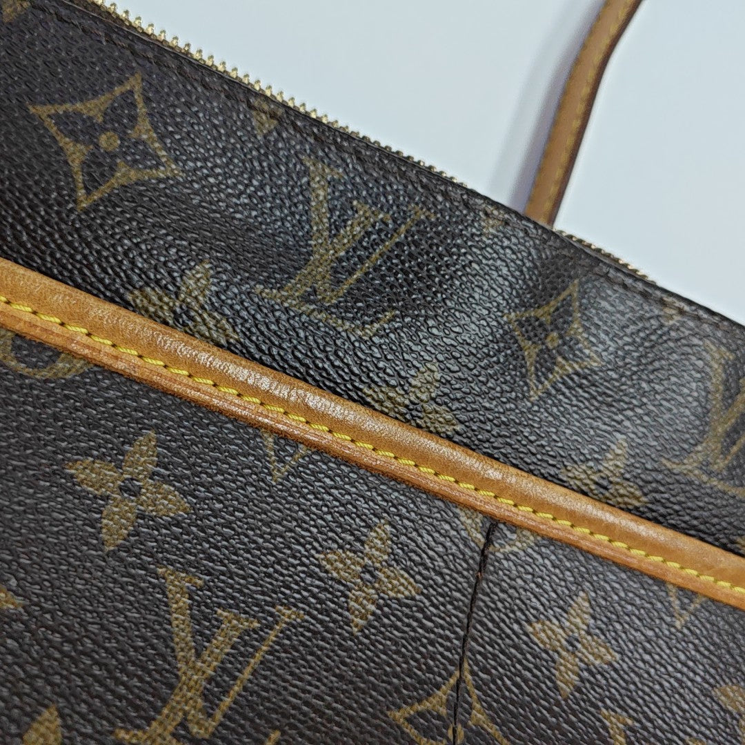 POPINCOURT Monogram Coated Canvas Brown