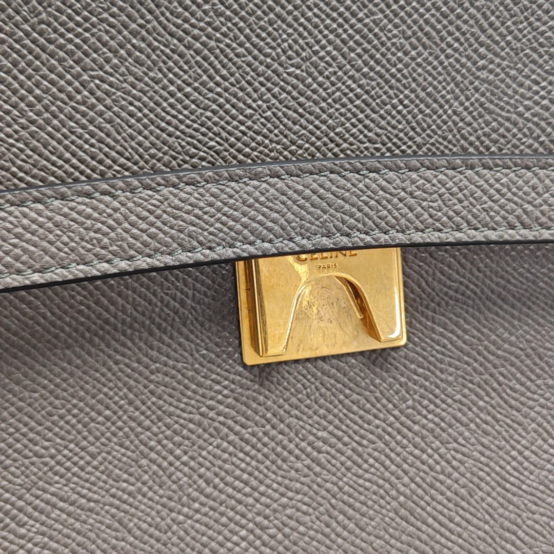 BELT Mini Calfskin Gray