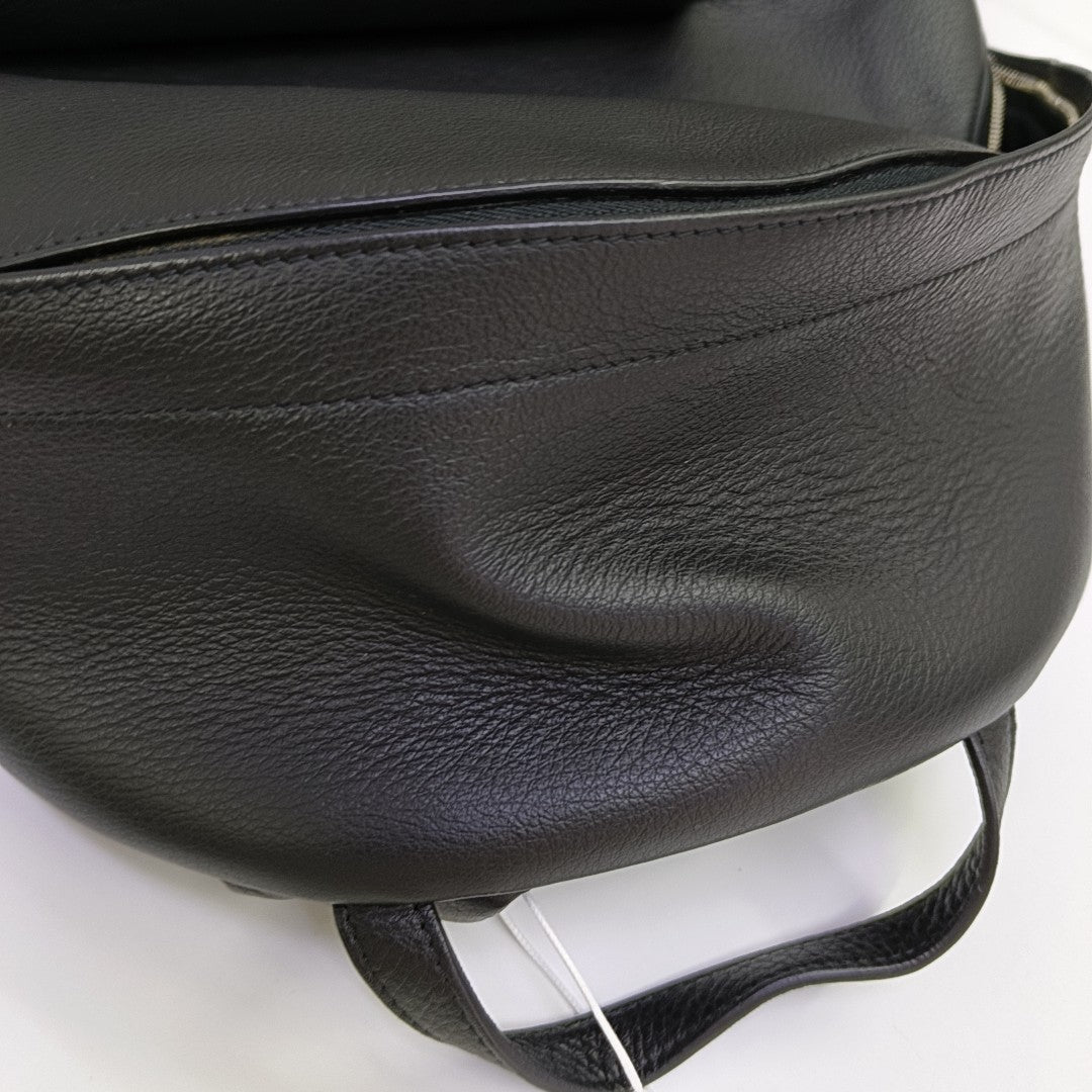 Calfskin Backpack Large Black