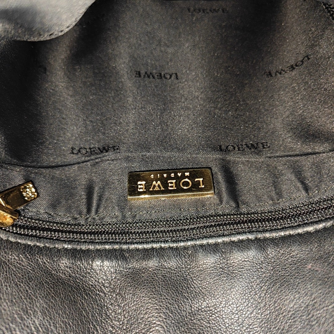 Calfskin Shoulder Bag Black
