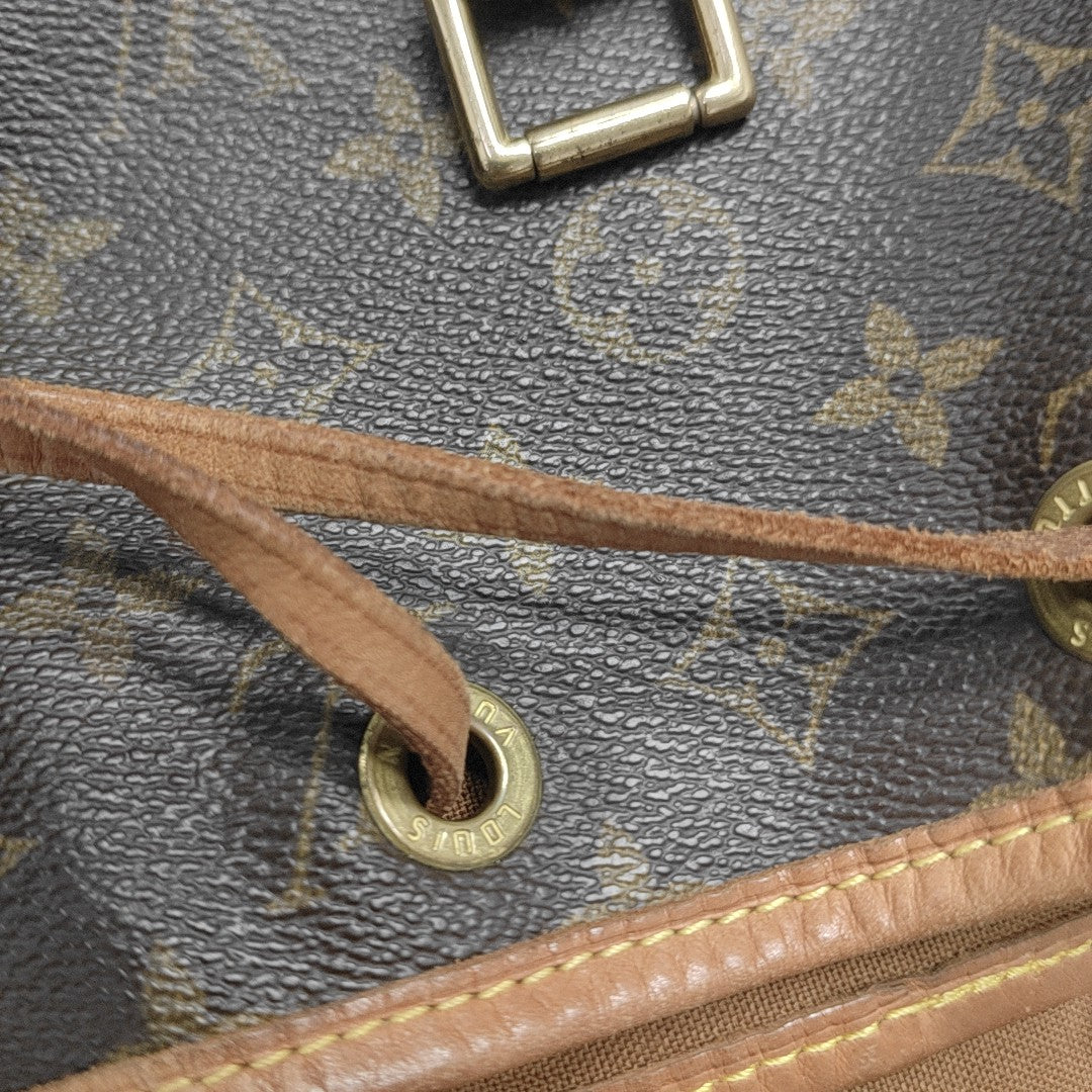 MONTSOURIS MM Monogram Coated Canvas Brown