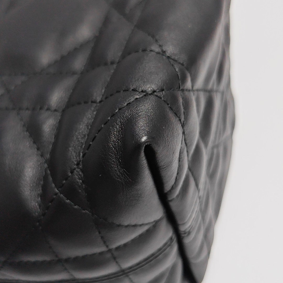 Toujours Nano Cannage Calfskin Black