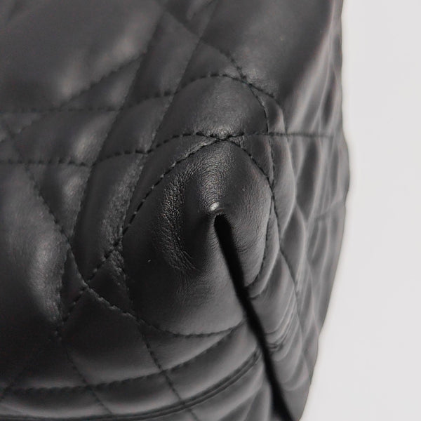 Toujours Nano Cannage Calfskin Black
