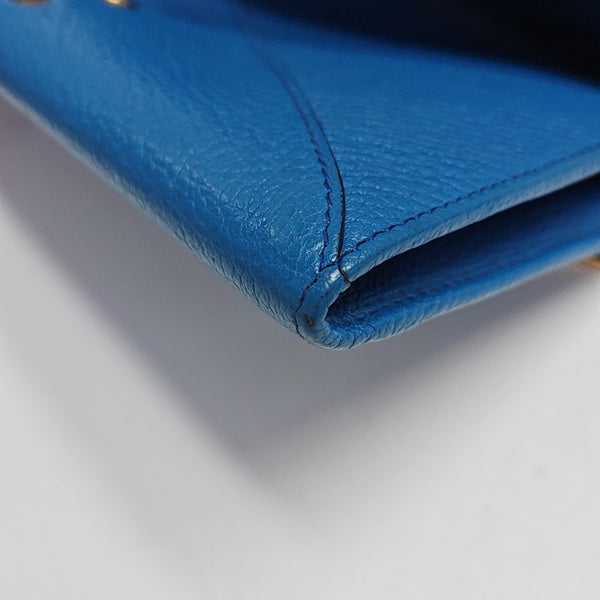 Calfskin Wallet Blue