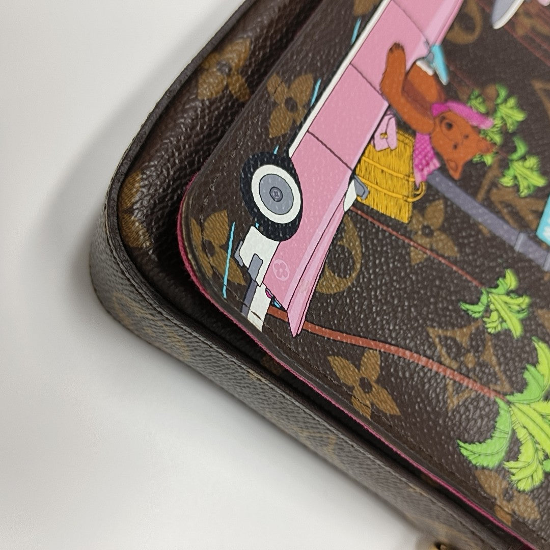 FÉLICIE Coated Canvas Brown