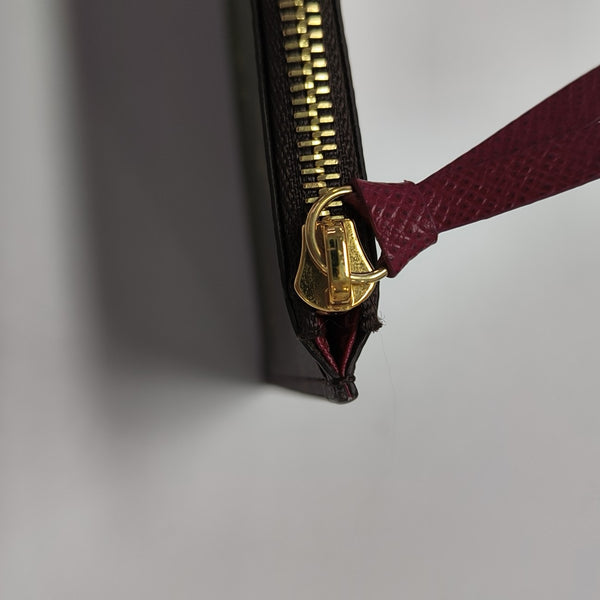 SARAH Monogram Coated Canvas Brown
