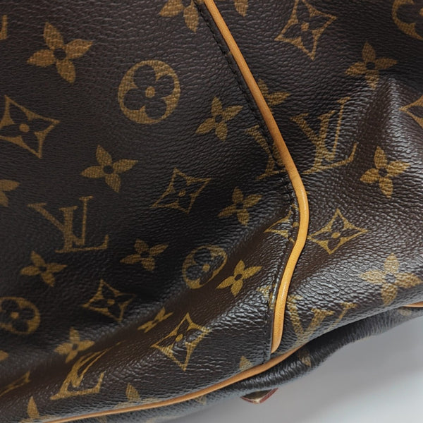 GALLIERA PM Monogram Coated Canvas Brown