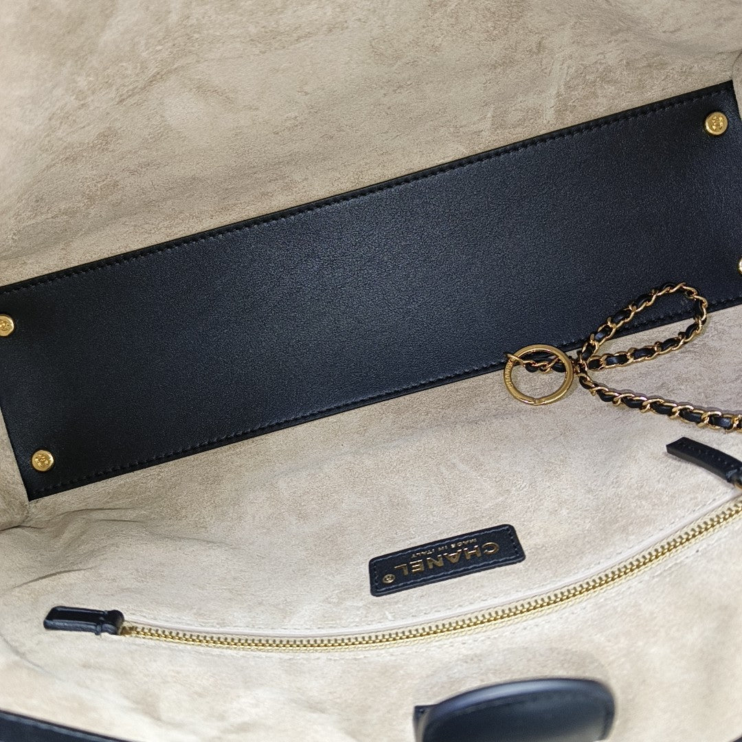 CERF Small Calfskin Black