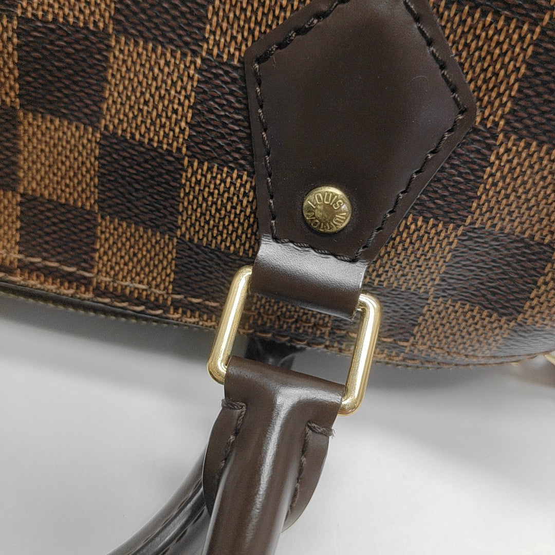 SPEEDY 25 Damier Ebene Coated Canvas Brown