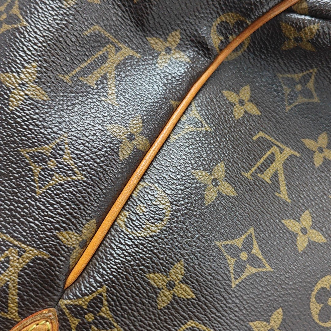 TOTALLY MM Monogram Coated Canvas Brown