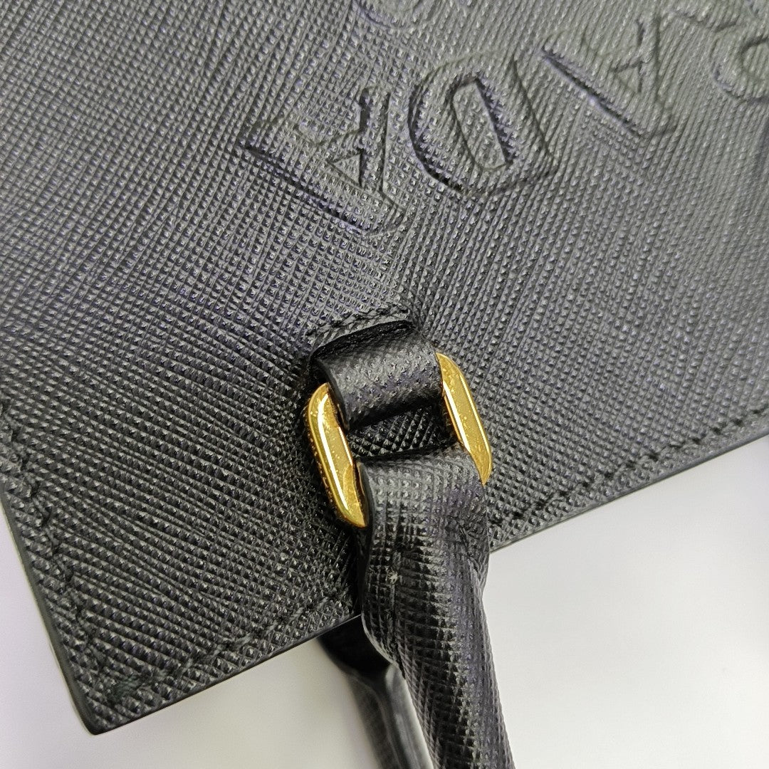Saffiano Calfskin Tote Bag Black
