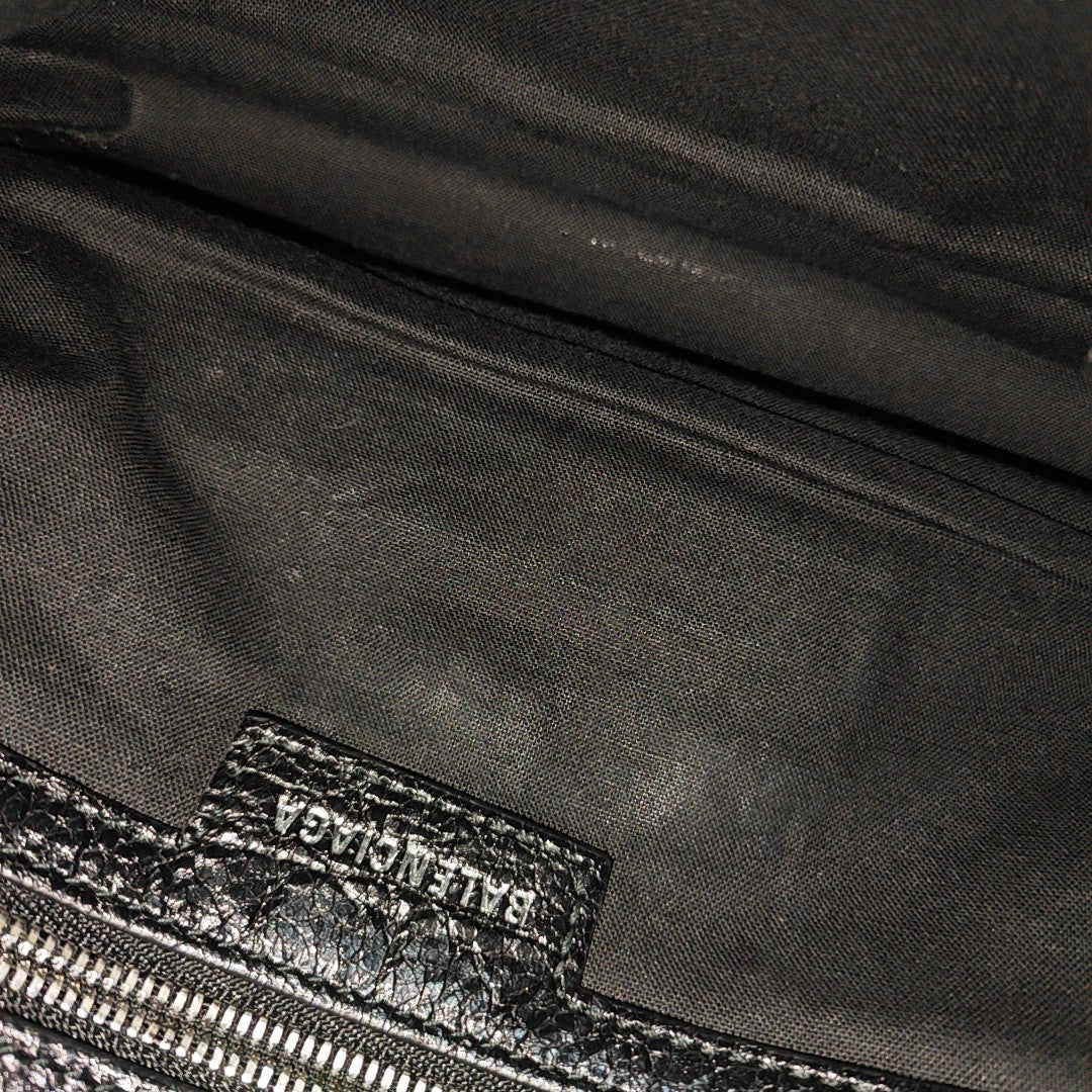 Calfskin Shoulder Bag Black