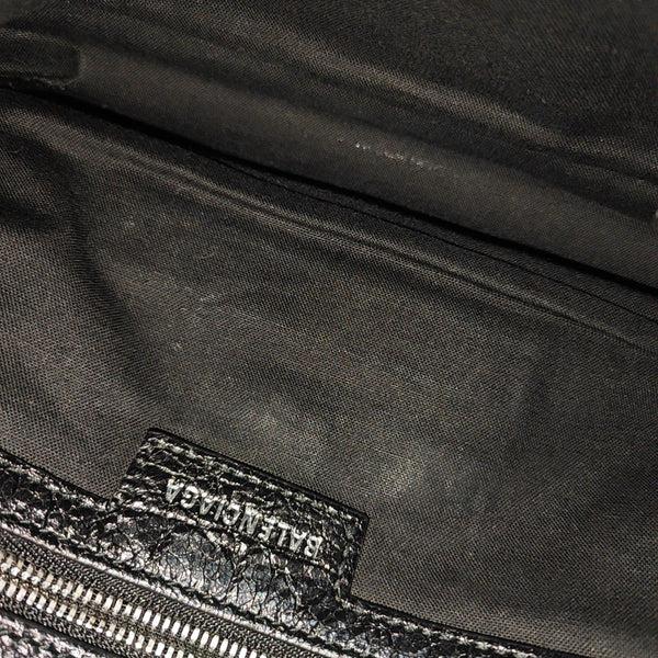 Calfskin Shoulder Bag Black