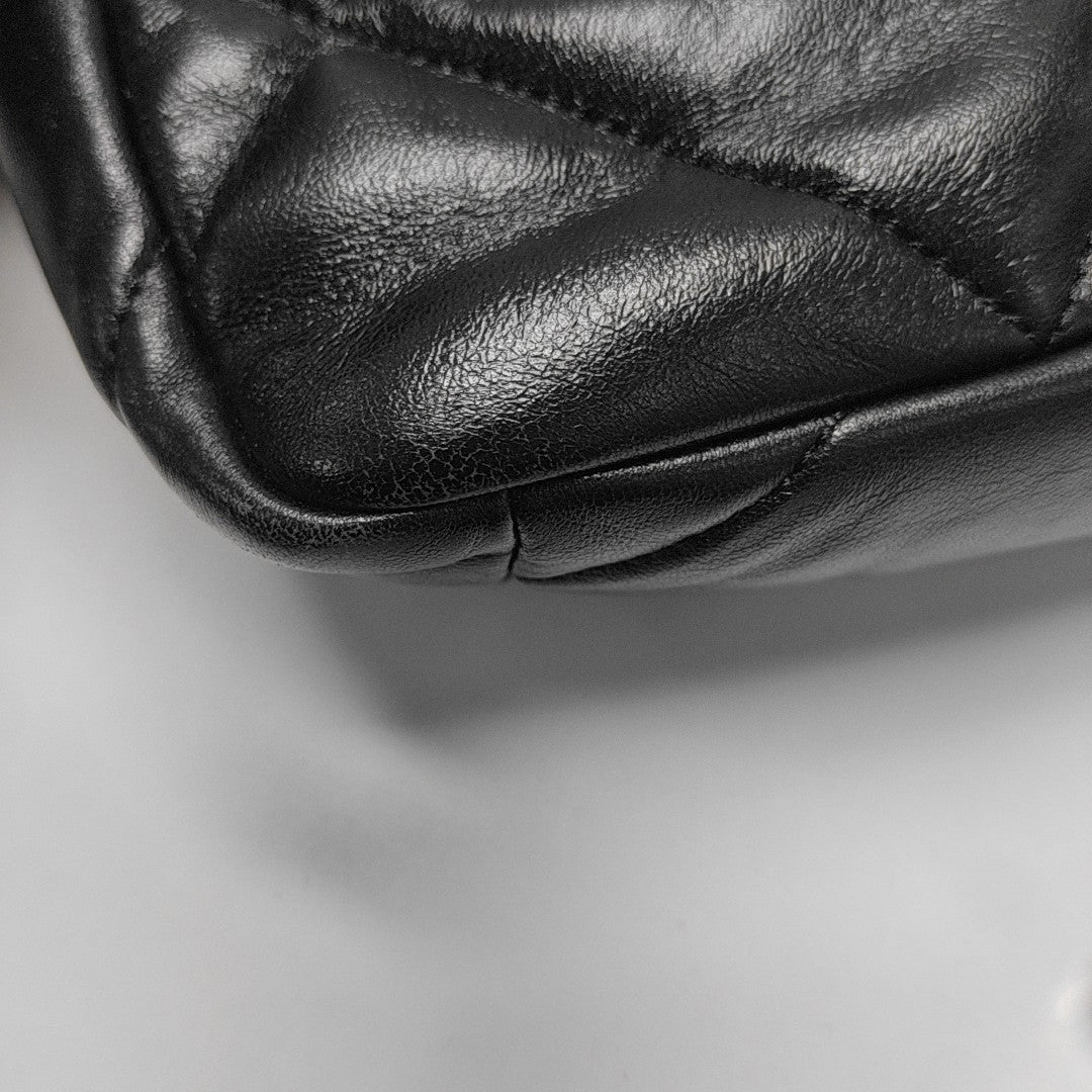 CHANEL 19 Small Quilted Lambskin Black